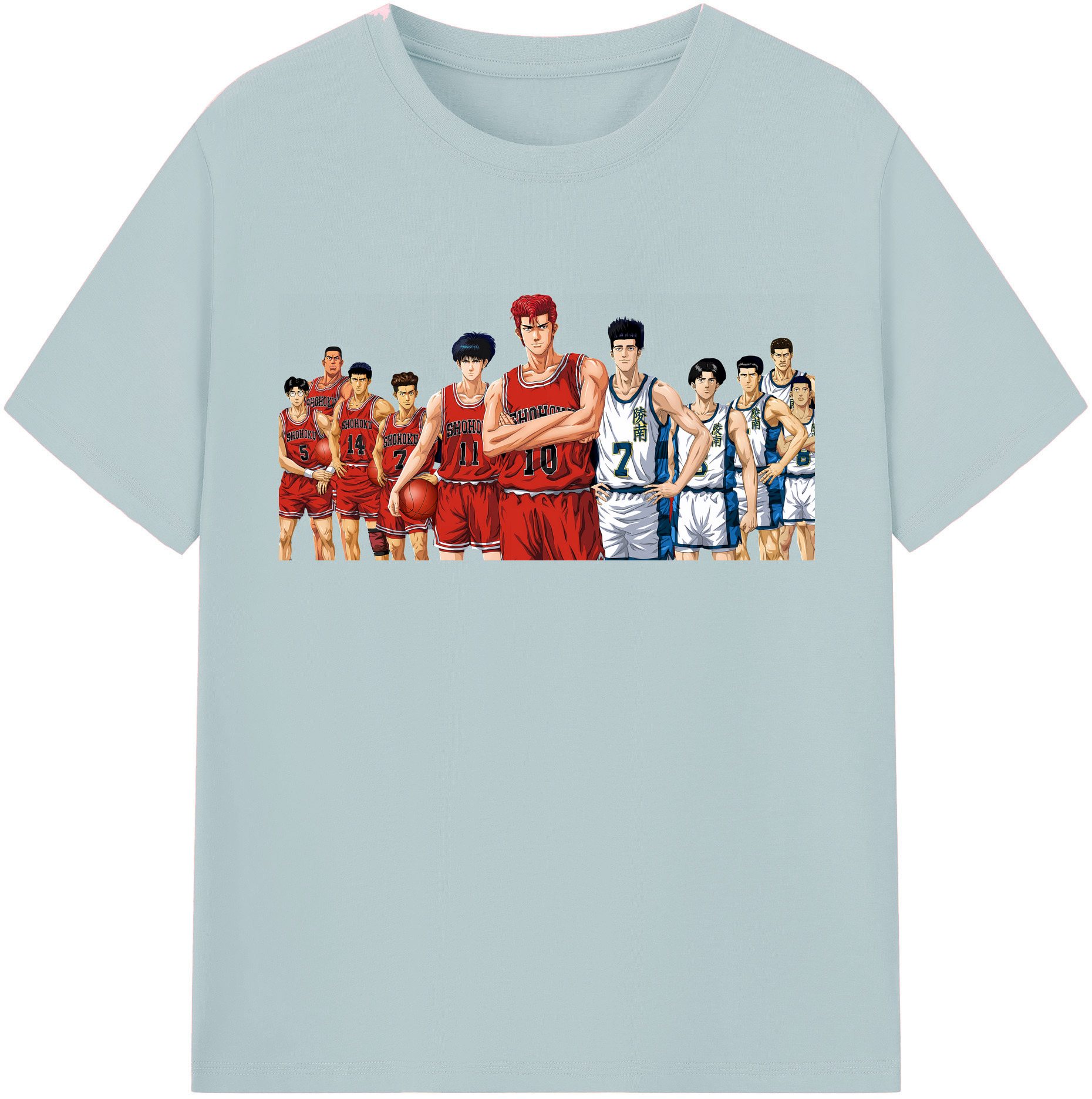 （画像用） SLAM DUNK／スラムダンク 綿100％半袖Tシャツ（フロントプリント）